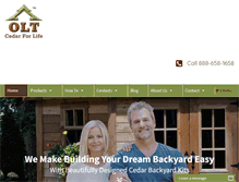 Tablet Screenshot of outdoorlivingtoday.com